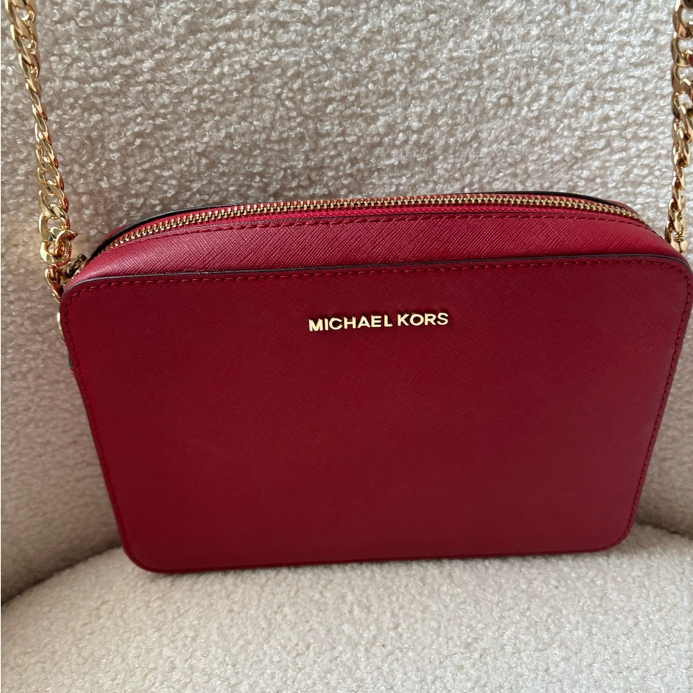 Michael Kors Red Crossbody Bag - Picture 3 of 7